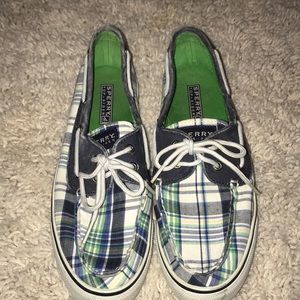 Sperry Top-Sider plaid blue